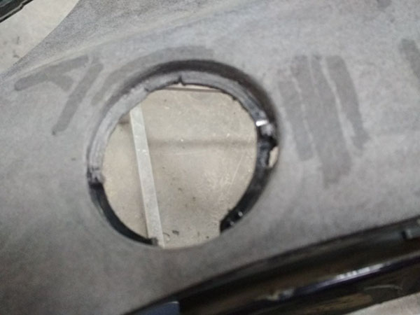 ремонт бампера на Porsche